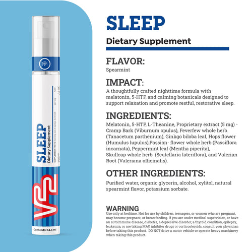 V22 Sprays SLEEP For Better Sleep & Recovery details