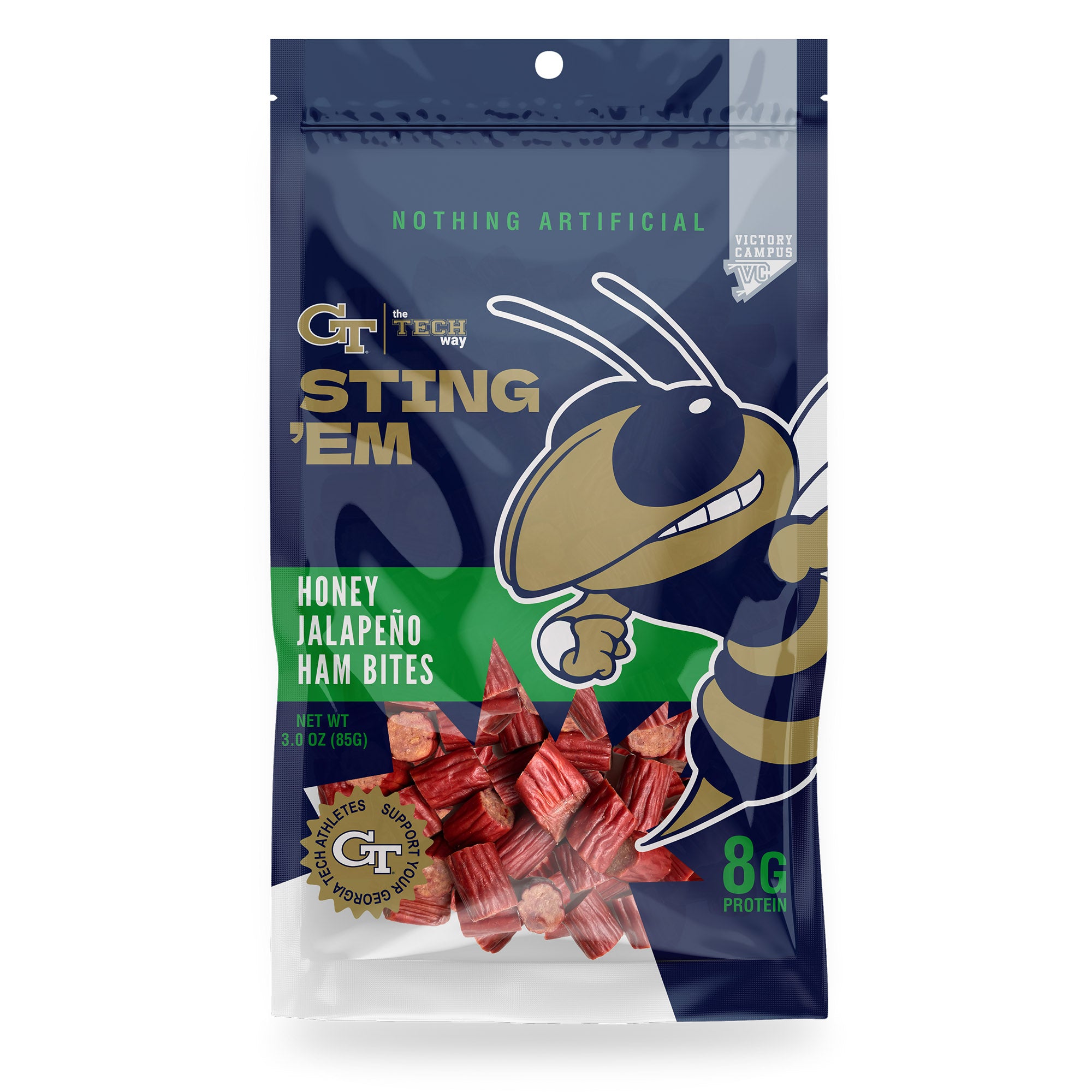 GT Sting 'Em Honey Jalapeño ham bites package